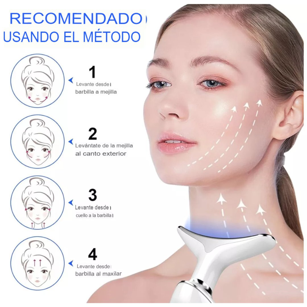 Masajeador Facial A Base de Luz